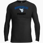 WATER VALLEY HIGH SCHOOL BLUE DEVILS BSN SPORTS Men's Long Sleeve Compression Top Front Thumbnail