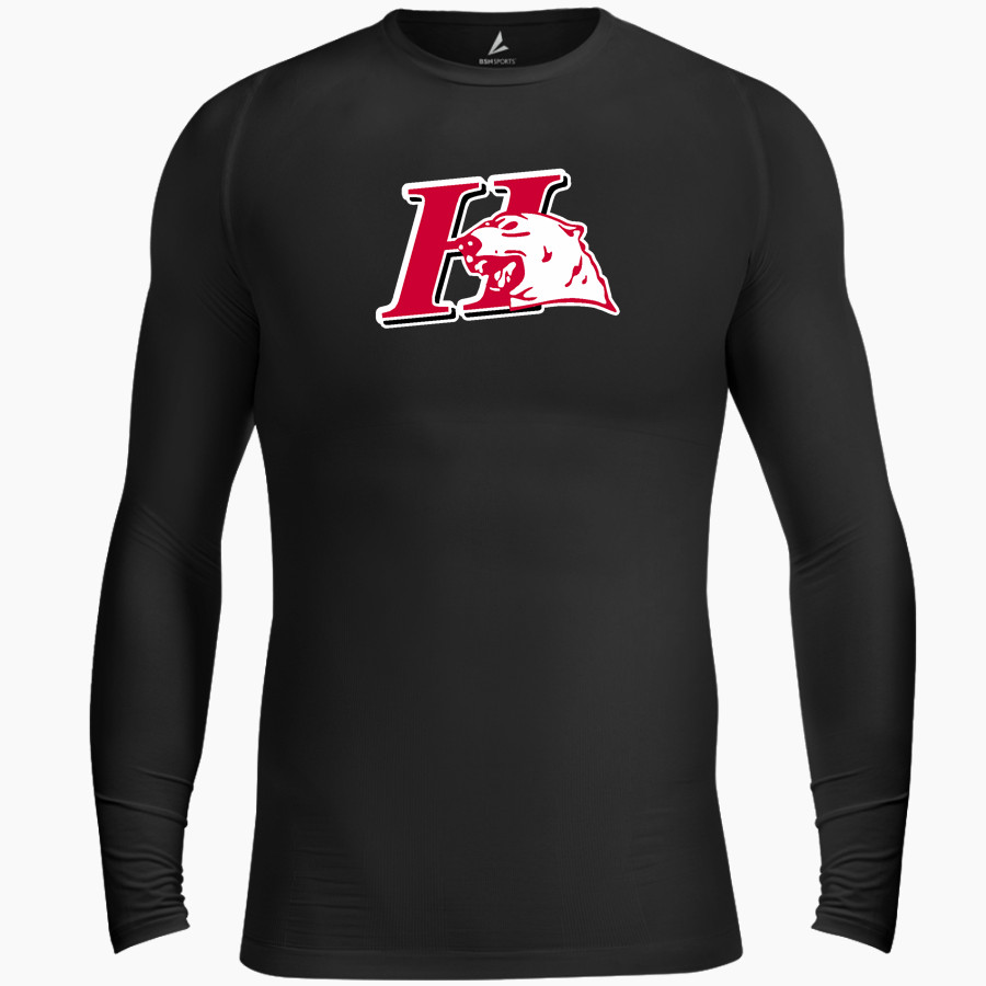 HORTONVILLE HIGH SCHOOL POLAR BEARS <span class="pdp-name-mascot">HORTONVILLE POLAR BEARS</span> BSN SPORTS Men's Long Sleeve Compression Top