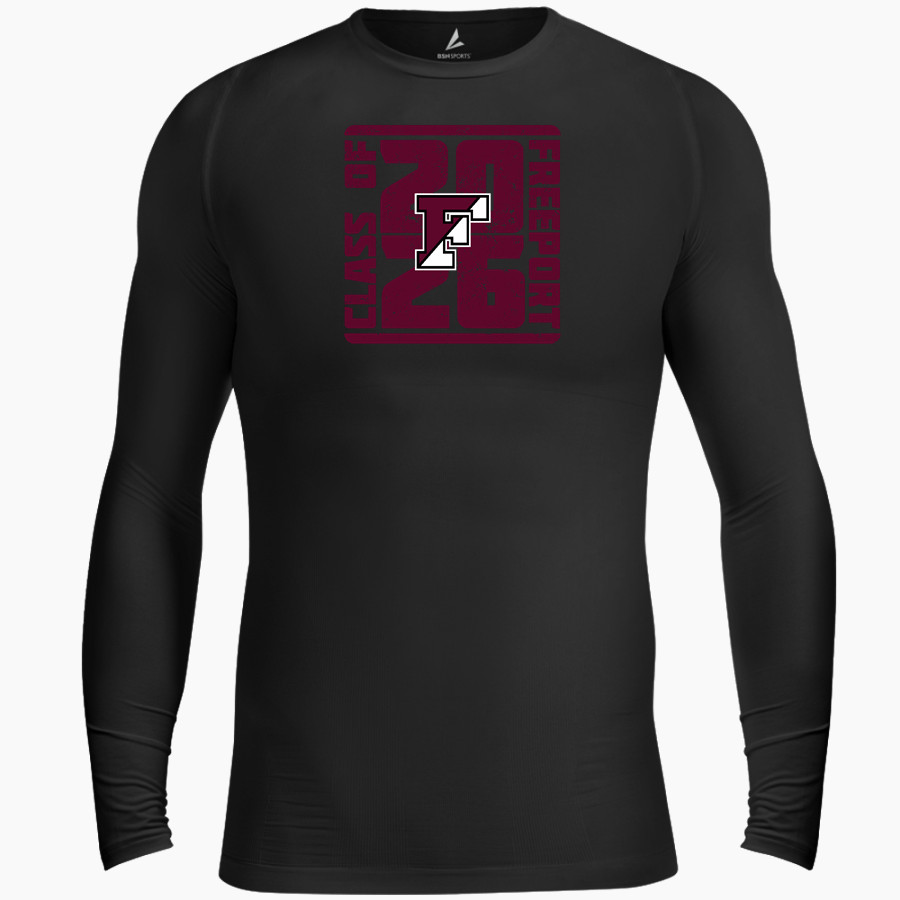 FREEPORT HIGH SCHOOL FALCONS <span class="pdp-name-mascot">FREEPORT FALCONS</span> BSN SPORTS Men's Long Sleeve Compression Top