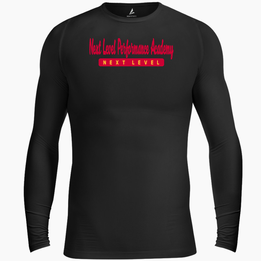 Next Level Performance Academy Next Level <span class="pdp-name-mascot">Next Level Performance Academy Next Level</span> BSN SPORTS Men's Long Sleeve Compression Top