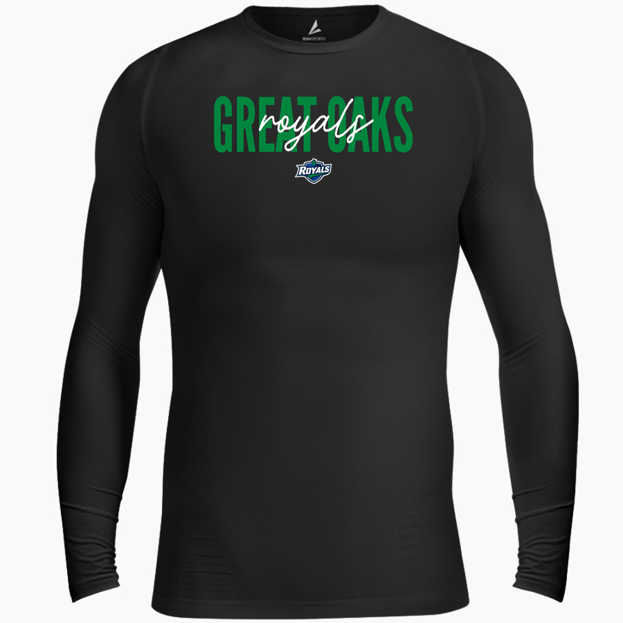 Great Oaks Academy Great Oaks Academy <span class="pdp-name-mascot">Great Oaks Academy</span> BSN SPORTS Men's Long Sleeve Compression Top