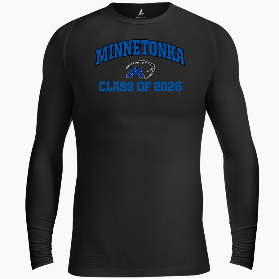 Minnetonka Skippers <span class="pdp-name-mascot">Minnetonka Skippers</span> BSN SPORTS Men's Long Sleeve Compression Top