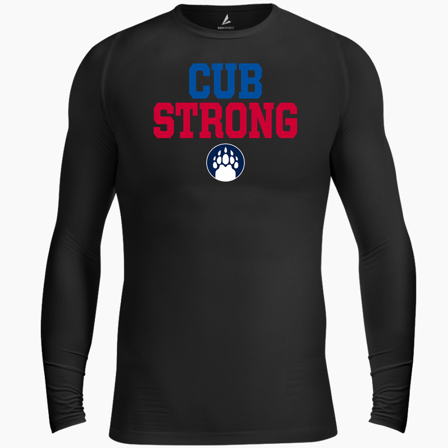 NORTH PINES CUBS BSN SPORTS Men's Long Sleeve Compression Top