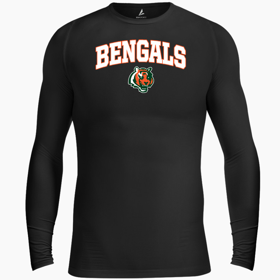 Plainfield East Bengals <span class="pdp-name-mascot">Plainfield East</span> BSN SPORTS Men's Long Sleeve Compression Top