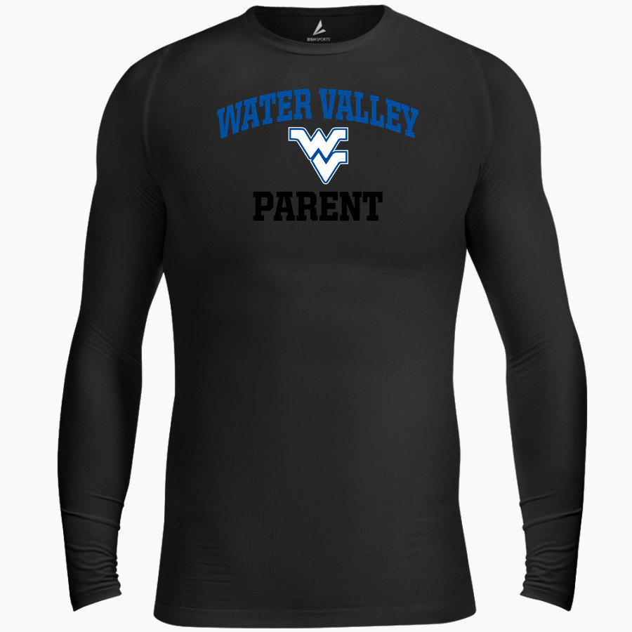 WATER VALLEY HIGH SCHOOL BLUE DEVILS BSN SPORTS Men's Long Sleeve Compression Top
