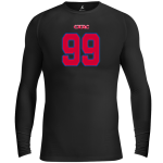 Cowden-Herrick Beecher City Bobcats <span class="pdp-name-mascot">BEECHER CITY EAGLES</span> BSN SPORTS Men's Long Sleeve Compression Top Front Thumbnail