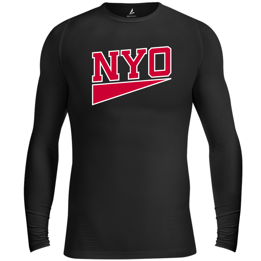 NYO NYO <span class="pdp-name-mascot">NYO</span> BSN SPORTS Men's Long Sleeve Compression Top