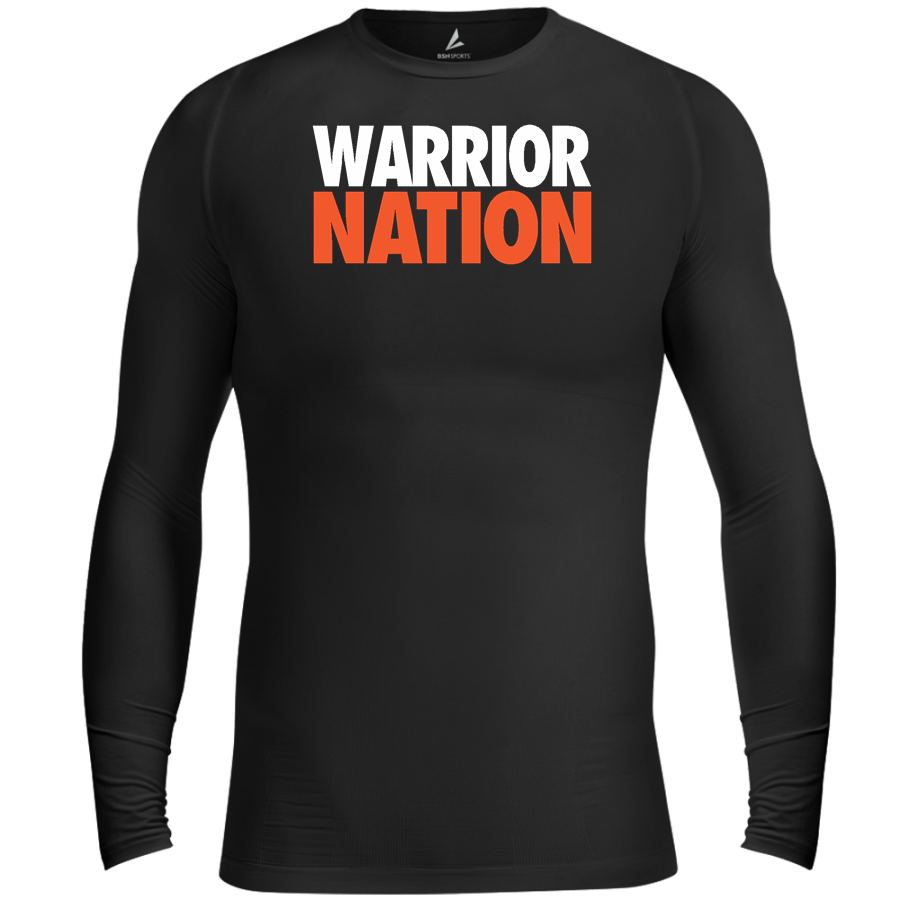 Official Store of the Warriors <span class="pdp-name-mascot">Indiana Tech Warriors</span> BSN SPORTS Men's Long Sleeve Compression Top