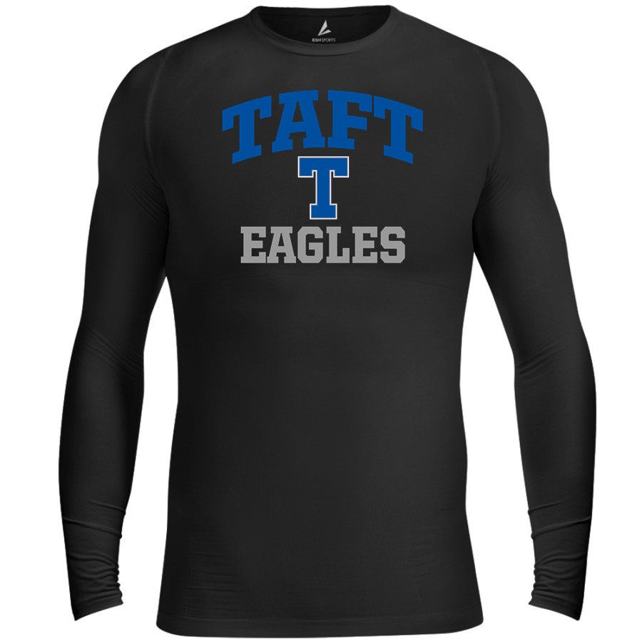 Taft Eagles <span class="pdp-name-mascot">Taft Eagles</span> BSN SPORTS Men's Long Sleeve Compression Top