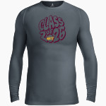 Charlotte Heat Track Club BSN SPORTS Men's Long Sleeve Compression Top Front Thumbnail