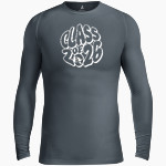 Barton College Official Store of the Bulldogs <span class="pdp-name-mascot">Barton Bulldogs</span> BSN SPORTS Men's Long Sleeve Compression Top Front Thumbnail