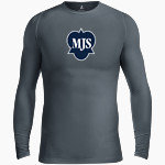Mayfield Junior School Mustangs Online Store BSN SPORTS Men's Long Sleeve Compression Top Front Thumbnail