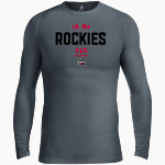 Boulder Rockies Online Store <span class="pdp-name-mascot">Boulder Rockies</span> BSN SPORTS Men's Long Sleeve Compression Top Front Thumbnail