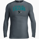 Folsom Lake Falcons BSN SPORTS Men's Long Sleeve Compression Top Front Thumbnail