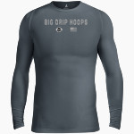 Big Drip Hoops Big Drip Hoops <span class="pdp-name-mascot">Big Drip Hoops</span> BSN SPORTS Men's Long Sleeve Compression Top Front Thumbnail