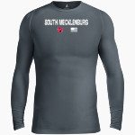 SOUTH MECKLENBURG Home of the Sabres <span class="pdp-name-mascot">SOUTH MECKLENBURG SABRES</span> BSN SPORTS Men's Long Sleeve Compression Top Front Thumbnail