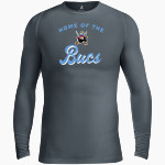 Valdez Bucs <span class="pdp-name-mascot">Valdez Buccaneers</span> BSN SPORTS Men's Long Sleeve Compression Top Front Thumbnail