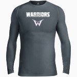 Warrenton Warriors BSN SPORTS Men's Long Sleeve Compression Top Front Thumbnail