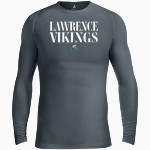 Lawrence University Vikings Online Store BSN SPORTS Men's Long Sleeve Compression Top Front Thumbnail