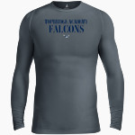 TopBridge Academy Falcons <span class="pdp-name-mascot">TopBridge Academy Falcons</span> BSN SPORTS Men's Long Sleeve Compression Top Front Thumbnail