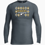 Fuentes Eagles BSN SPORTS Men's Long Sleeve Compression Top Front Thumbnail