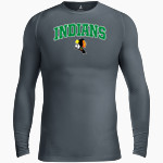 SEMINOLE COUNTY HIGH SCHOOL INDIANS BSN SPORTS Men's Long Sleeve Compression Top Front Thumbnail
