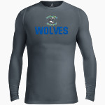 Timber Point Wolves <span class="pdp-name-mascot">Timber Point Wolves</span> BSN SPORTS Men's Long Sleeve Compression Top Front Thumbnail