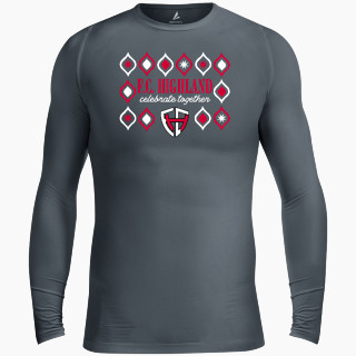 BSN SPORTS Men's Long Sleeve Compression Top