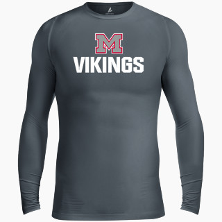 BSN SPORTS Men's Long Sleeve Compression Top