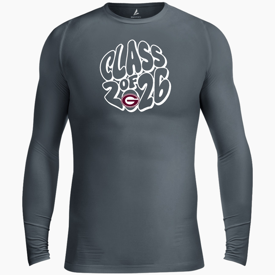 Gloversville High School BSN SPORTS Men's Long Sleeve Compression Top