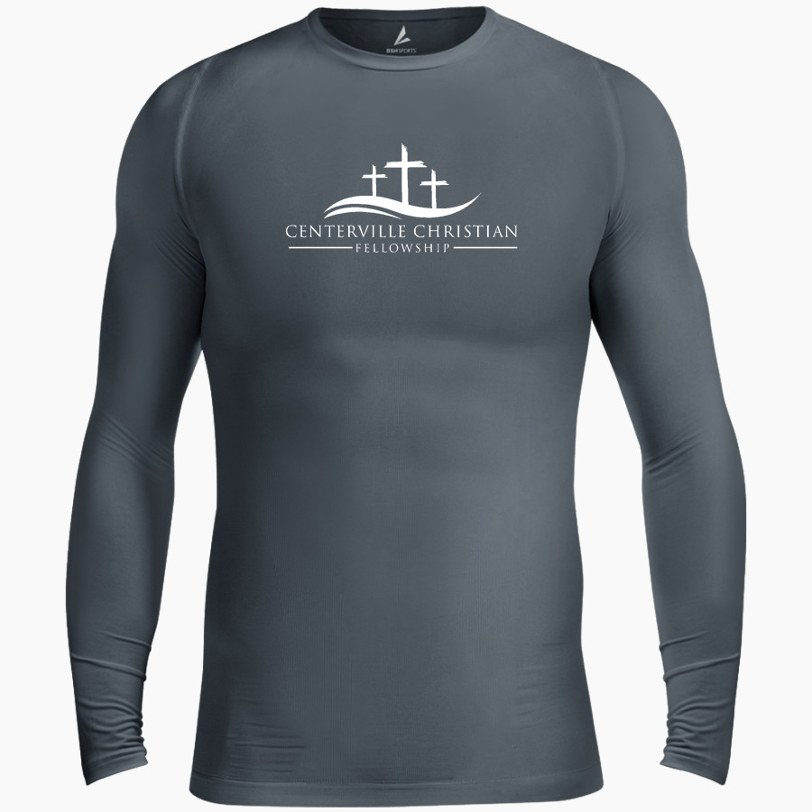 Centerville Christian Fellowship Centerville Christia <span class="pdp-name-mascot">Centerville Christian Fellowship</span> BSN SPORTS Men's Long Sleeve Compression Top