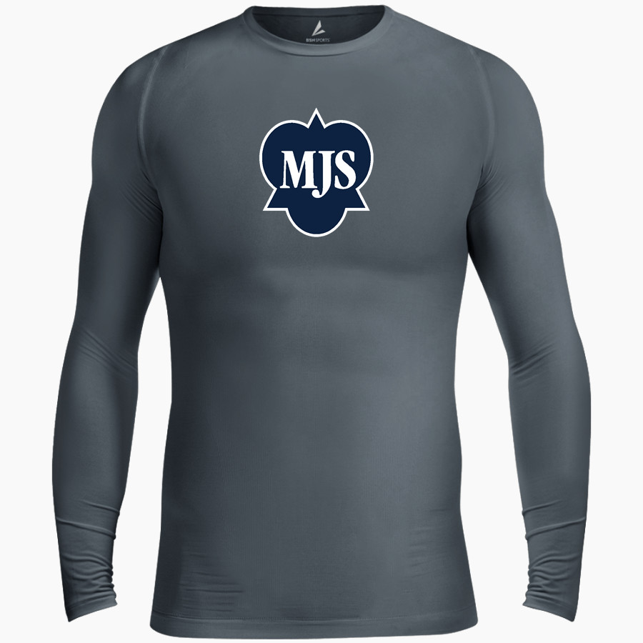 Mayfield Junior School Mustangs Online Store BSN SPORTS Men's Long Sleeve Compression Top