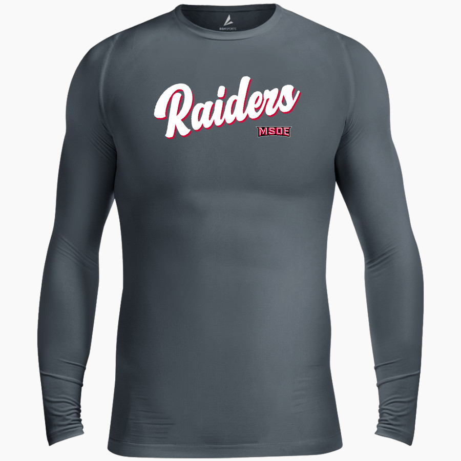Milwaukee School of Engineering BSN SPORTS Men's Long Sleeve Compression Top