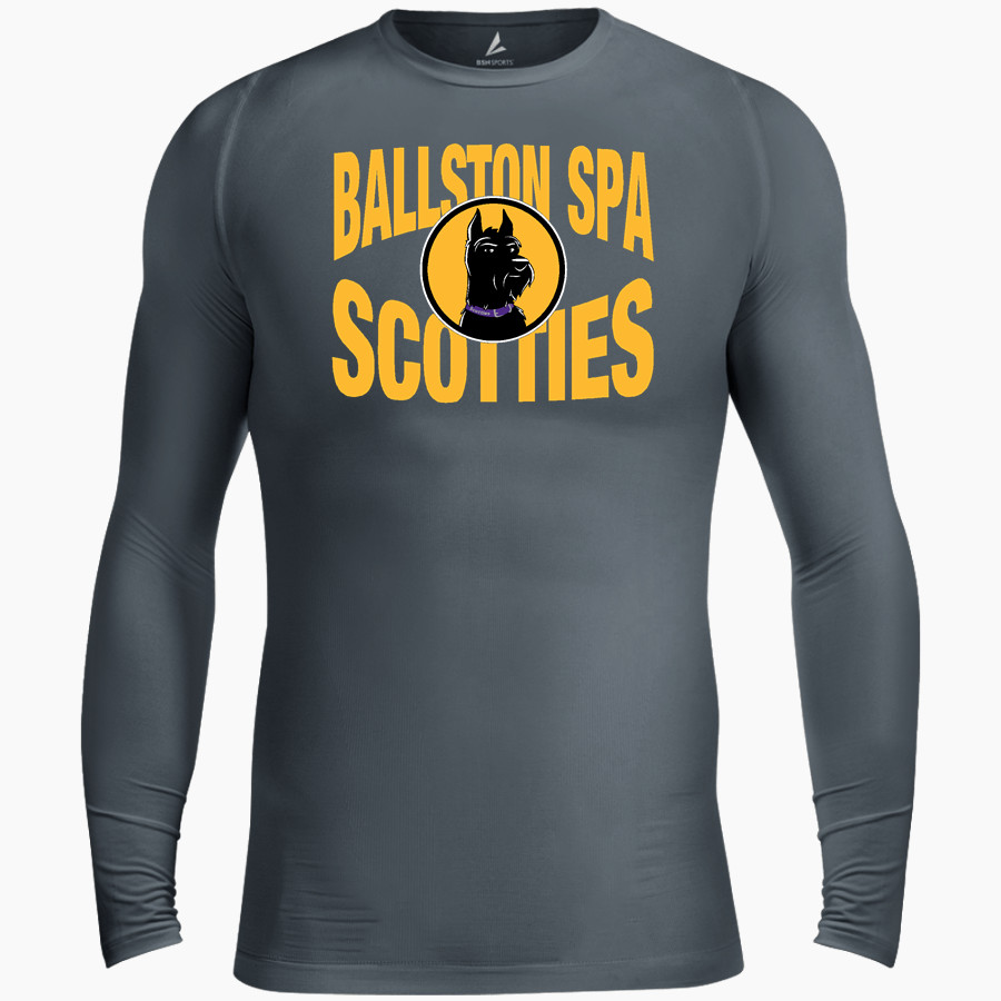 Ballston Spa Scotties The Official Online Store BSN SPORTS Men's Long Sleeve Compression Top
