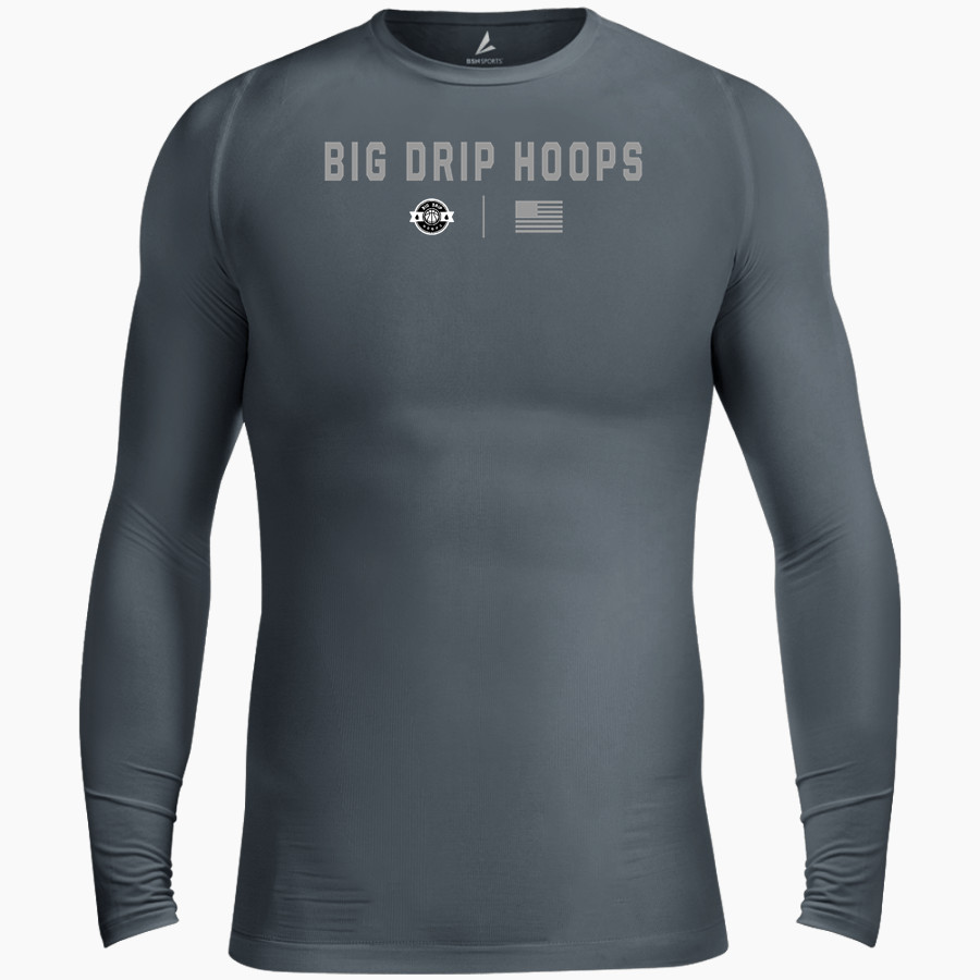 Big Drip Hoops Big Drip Hoops <span class="pdp-name-mascot">Big Drip Hoops</span> BSN SPORTS Men's Long Sleeve Compression Top