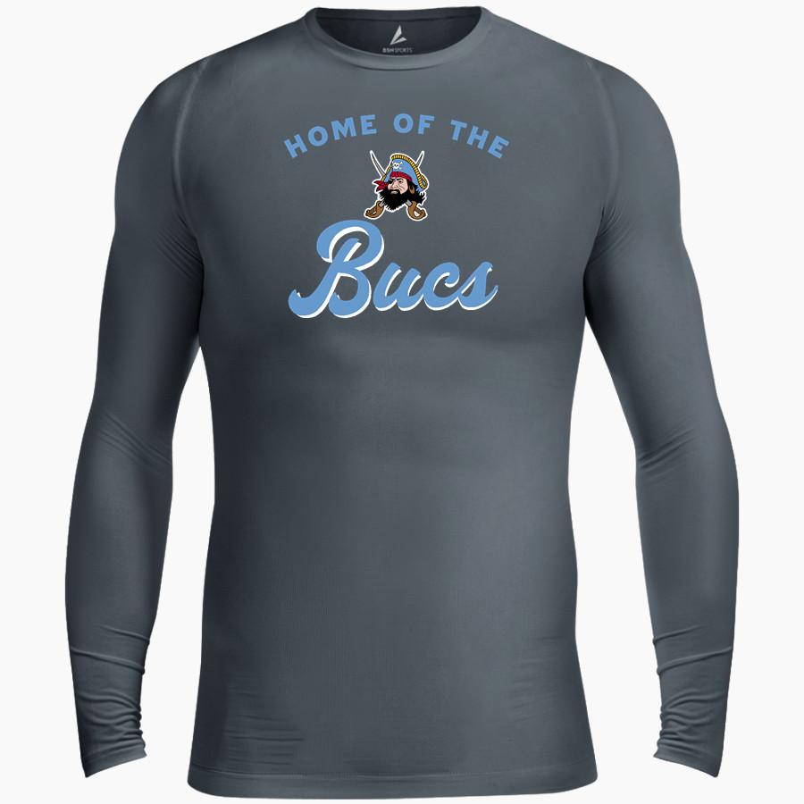 Valdez Bucs <span class="pdp-name-mascot">Valdez Buccaneers</span> BSN SPORTS Men's Long Sleeve Compression Top