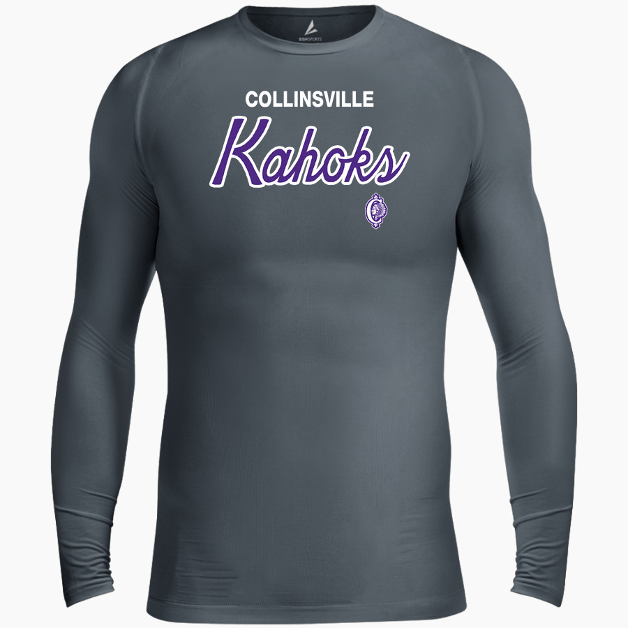 Collinsville Kahoks BSN SPORTS Men's Long Sleeve Compression Top