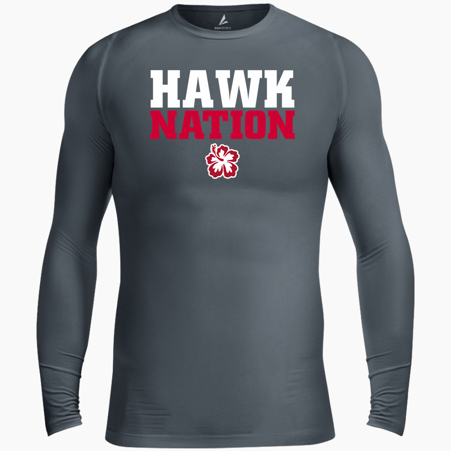 APIS Hawks BSN SPORTS Men's Long Sleeve Compression Top