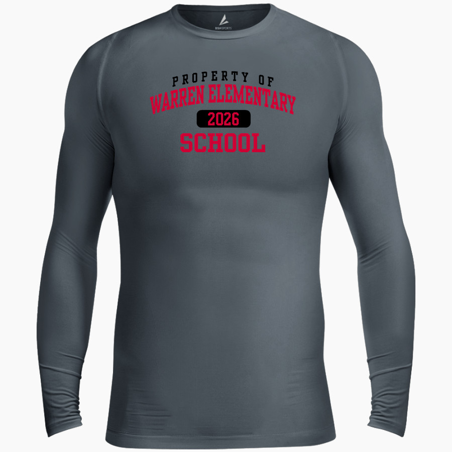 Warren Elementary Cubs <span class="pdp-name-mascot">Warren Elementary School Cubs</span> BSN SPORTS Men's Long Sleeve Compression Top