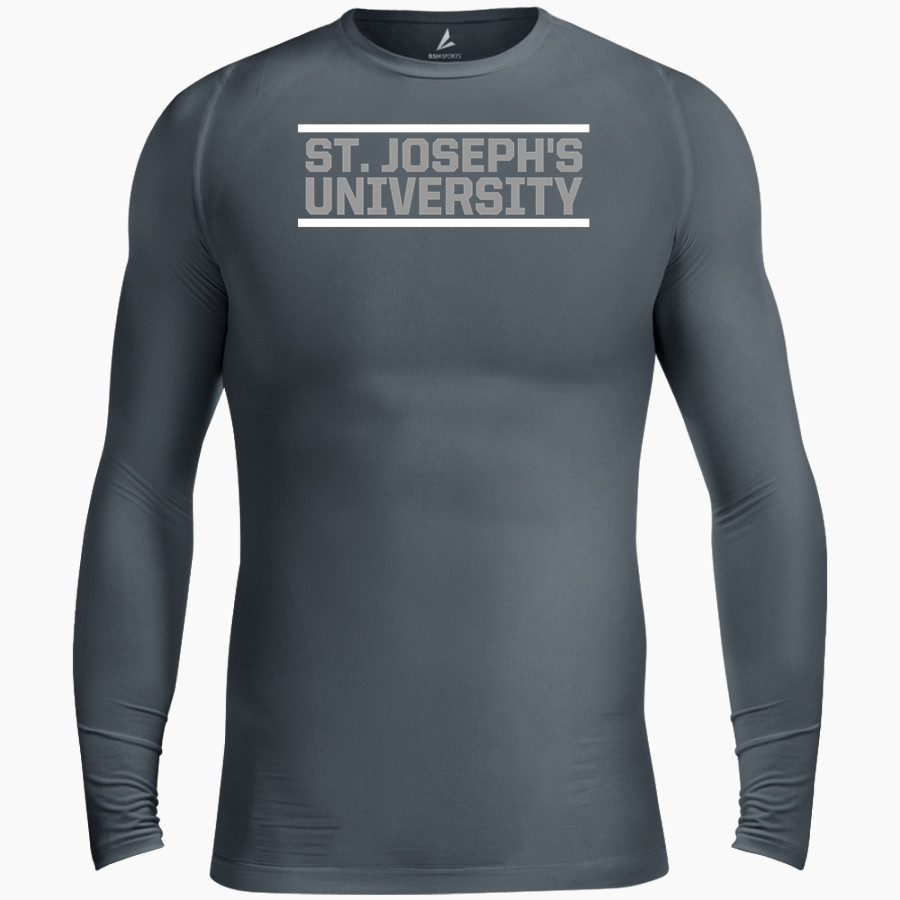 St. Joseph's University, New York <span class="pdp-name-mascot">St. Joseph's University, New York</span> BSN SPORTS Men's Long Sleeve Compression Top