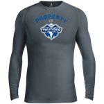Mount St. Mary Academy believe in the boom <span class="pdp-name-mascot">Mount Saint Mary Academy Thunder</span> BSN SPORTS Men's Long Sleeve Compression Top Front Thumbnail