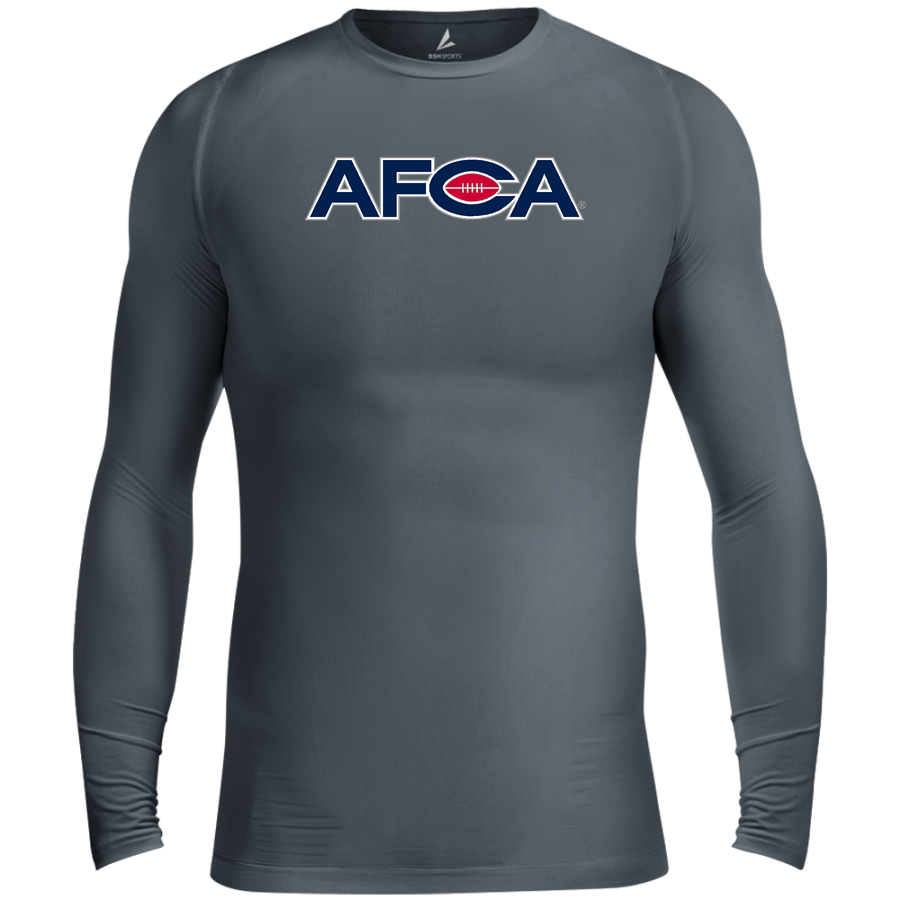AFCA <span class="pdp-name-mascot">Afca Texas</span> BSN SPORTS Men's Long Sleeve Compression Top
