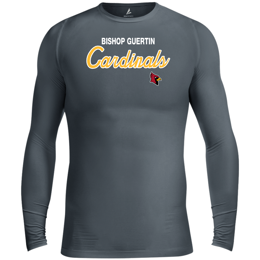 Bishop Guertin Cardinals <span class="pdp-name-mascot">Bishop Guertin Cardinals</span> BSN SPORTS Men's Long Sleeve Compression Top