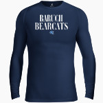 Baruch Bearcats <span class="pdp-name-mascot">Baruch Bearcats</span> BSN SPORTS Men's Long Sleeve Compression Top Front Thumbnail