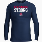 Arlington Babe Ruth Spy Ponders BSN SPORTS Men's Long Sleeve Compression Top Front Thumbnail