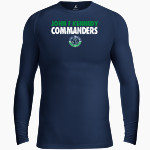 JOHN F KENNEDY HIGH SCHOOL COMMANDERS <span class="pdp-name-mascot">JOHN F KENNEDY COMMANDERS</span> BSN SPORTS Men's Long Sleeve Compression Top Front Thumbnail