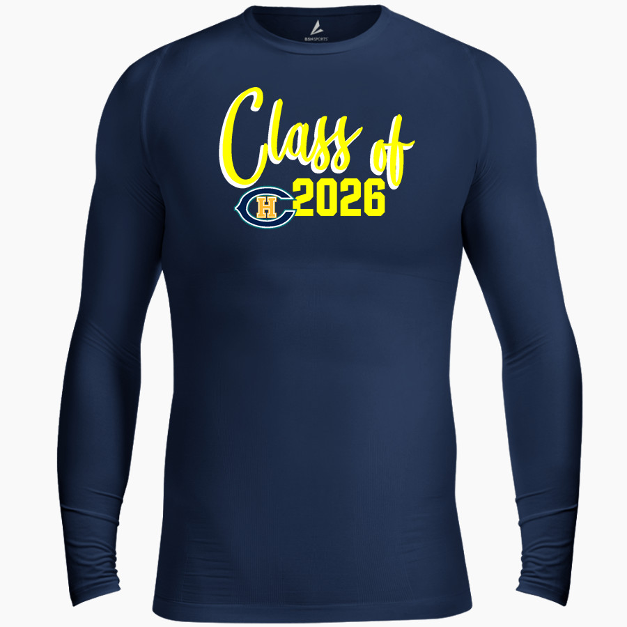 Cohasset Hull Softball BSN SPORTS Men's Long Sleeve Compression Top
