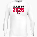 FRONTIER HIGH SCHOOL MUSTANGS BSN SPORTS Men's Long Sleeve Compression Top Front Thumbnail