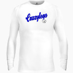 GINN ACADEMY CRAZYLEGS <span class="pdp-name-mascot">GINN CRAZYLEGS</span> BSN SPORTS Men's Long Sleeve Compression Top Front Thumbnail