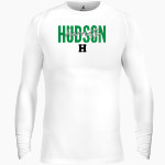 Hudson Hornets BSN SPORTS Men's Long Sleeve Compression Top Front Thumbnail